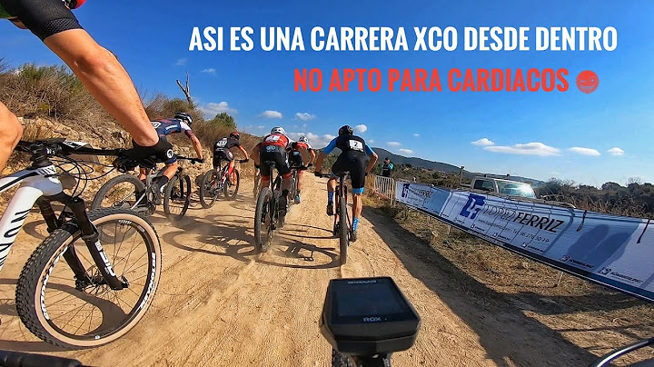 ASÍ ES UNA CARRERA MTB XCO DESDE DENTRO