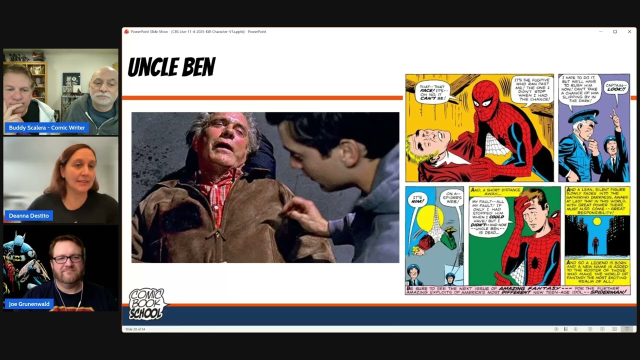 Uncle Ben s Death Moment Spider-Man Was Born Powerful Art and Story for Emotional Comics