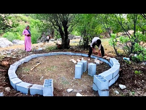 Helping a Nomadic Mother: Building a Shelter with Essential Materials