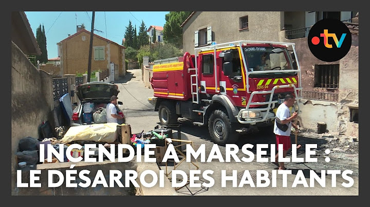 Incendie à Marseille : des dizaines de maisons détruites à l'Estaque