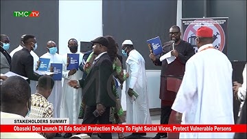 Obaseki Don Launch Di Edo Social Protection Policy To Fight Social Vices, Protect Vulnerable Persons