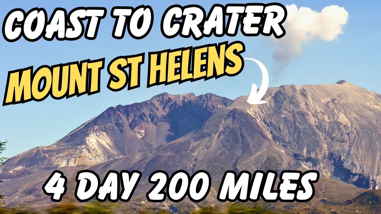 Pacific Ocean to (Mount St. Helens:): 4 Day Road Trip