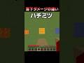 落下ダメージの違い #Shorts #Minecraft #マイクラ #マインクラフト