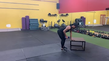 Symmetrical Stance Single Arm DB Row