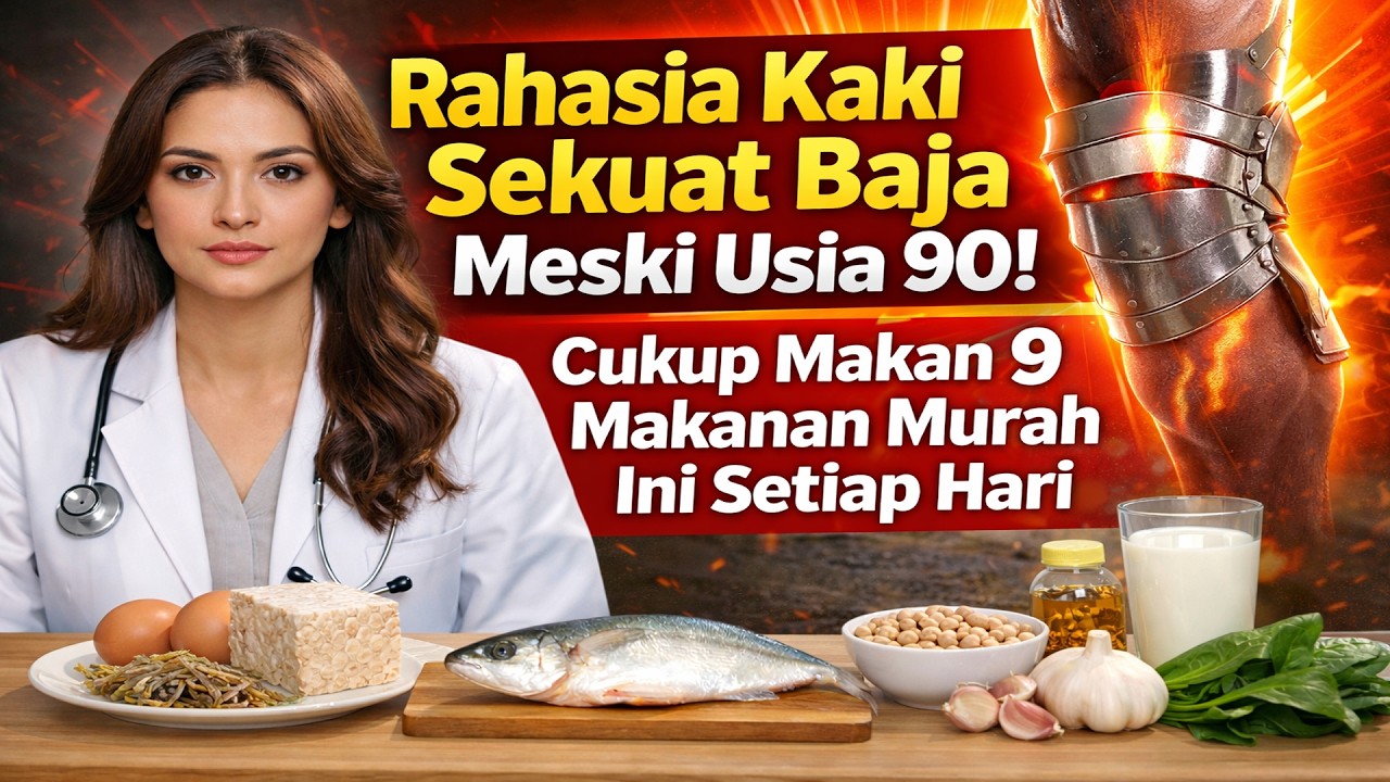 Rahasia Kaki Sekuat Baja Meski Usia 90! Cukup Makan 9 Makanan Murah Ini Setiap Hari