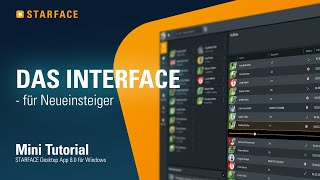 Das Interface - STARFACE Windows App - Tutorial screenshot 5