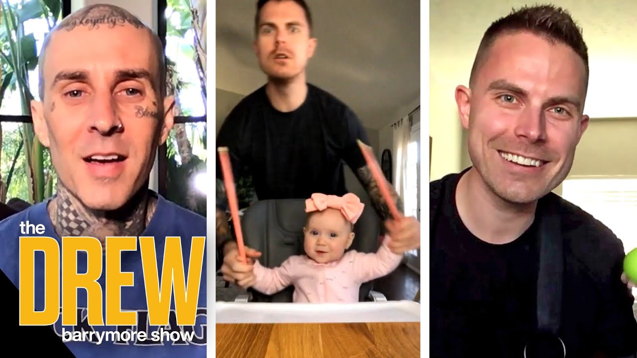 Travis Barker Surprises a TikTok Dad Who Loves Drumming with His