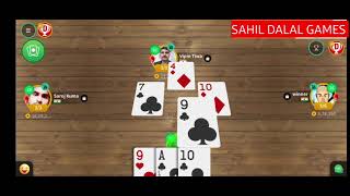 Callbreak Multiplayer Game Video 75K Bet By Sahil Dalal  #callbreak #trending screenshot 4