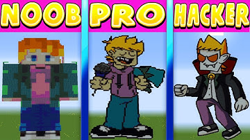 Minecraft Pixel Battle NOOB vs PRO vs HACKER FNF Matt eddsworld