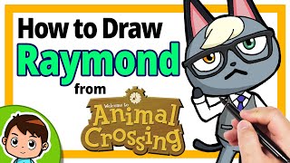 How to Draw Raymond | Animal Crossing Villager | Step by step drawing