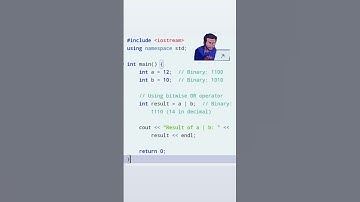 Bitwise OR operator in CPP program / Bitwise OR operator / Bitwise Operator/ Cpp language