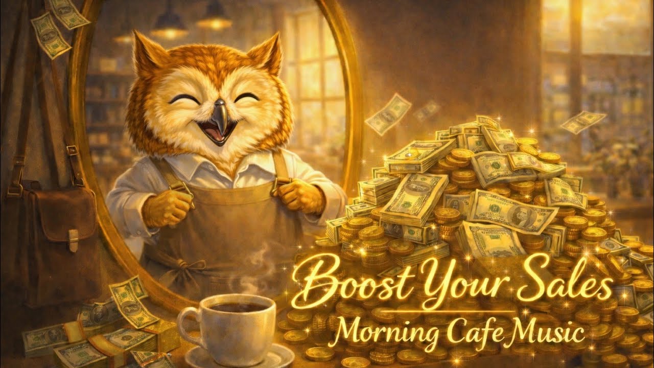 Cafe BGM For Sales Energy | Morning Cafe Music