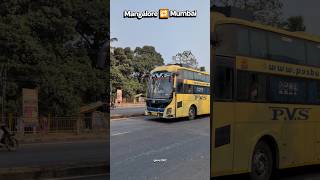 PVS Travels AC Sleeper with Toilet 😍😍!! #bus #travel #mumbai #mangalore #sleeperbus