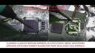 Playstation turns on no display hdmi encoder Panasonic MN86471A repair AppleFix By Zaf