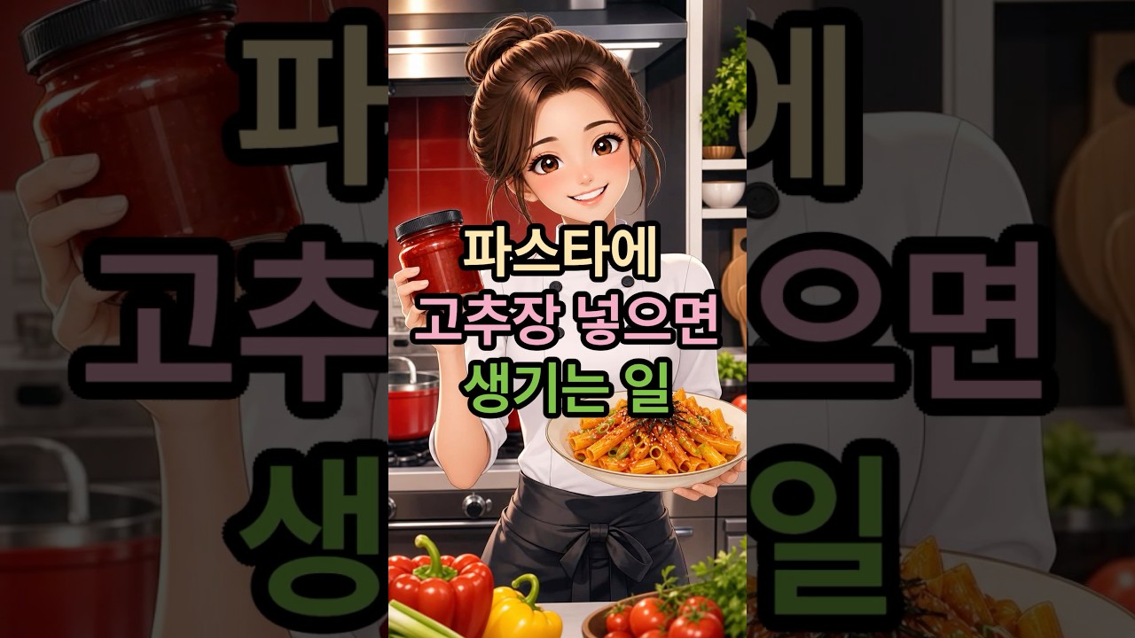 고추장 파스타 레시피 레시피 숏폼 썸네일