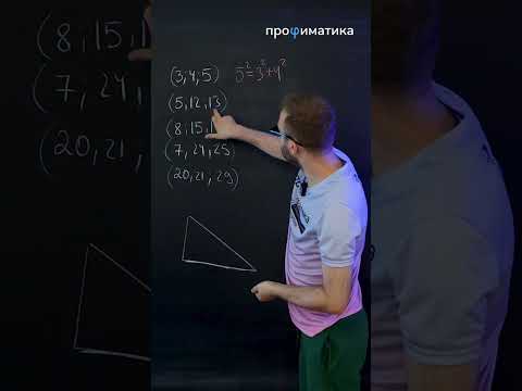 Тебе помогут ПИФАГОРОВЫ тройки #математикапрофиль2024 #егэ2024 #математика #школа #fyp