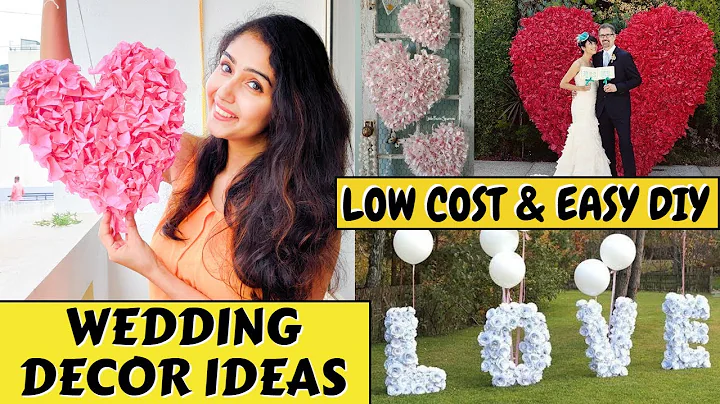 DAMN EASY DIY WEDDING DECORATION IDEAS !AMAZINGLY LOW COST ! USING TISSUE PAPER !