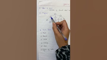 tree terminologies in data structure explained with example!!!