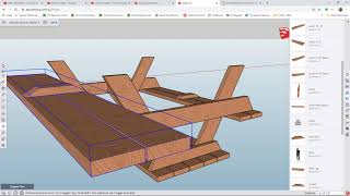 Sketchup Web: Part 11 - Bench Seats and final touches