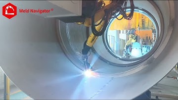 Case of Weld Navigator® laser welding seam tracking sensor in LNG Tank Welding Machine Upgrade