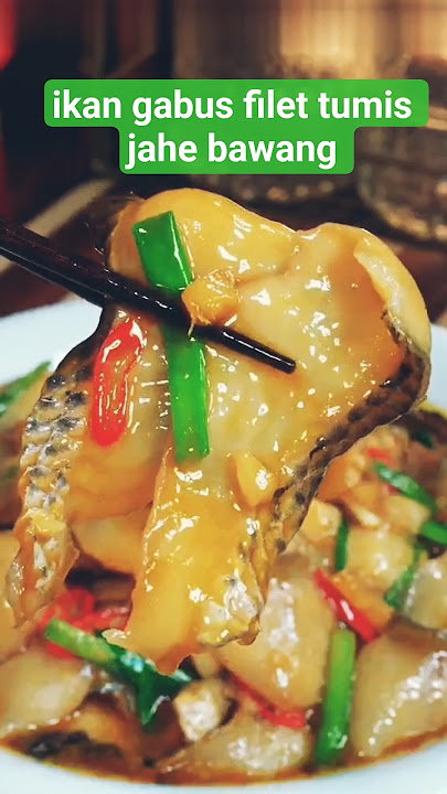 Ikan Gabus Filet Tumis Jahe Bawang#food#cooking
