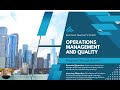 Unit 6: Operations Management