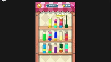 Water Sort Puzzle I Level 881 I  Facebook I SOLVED