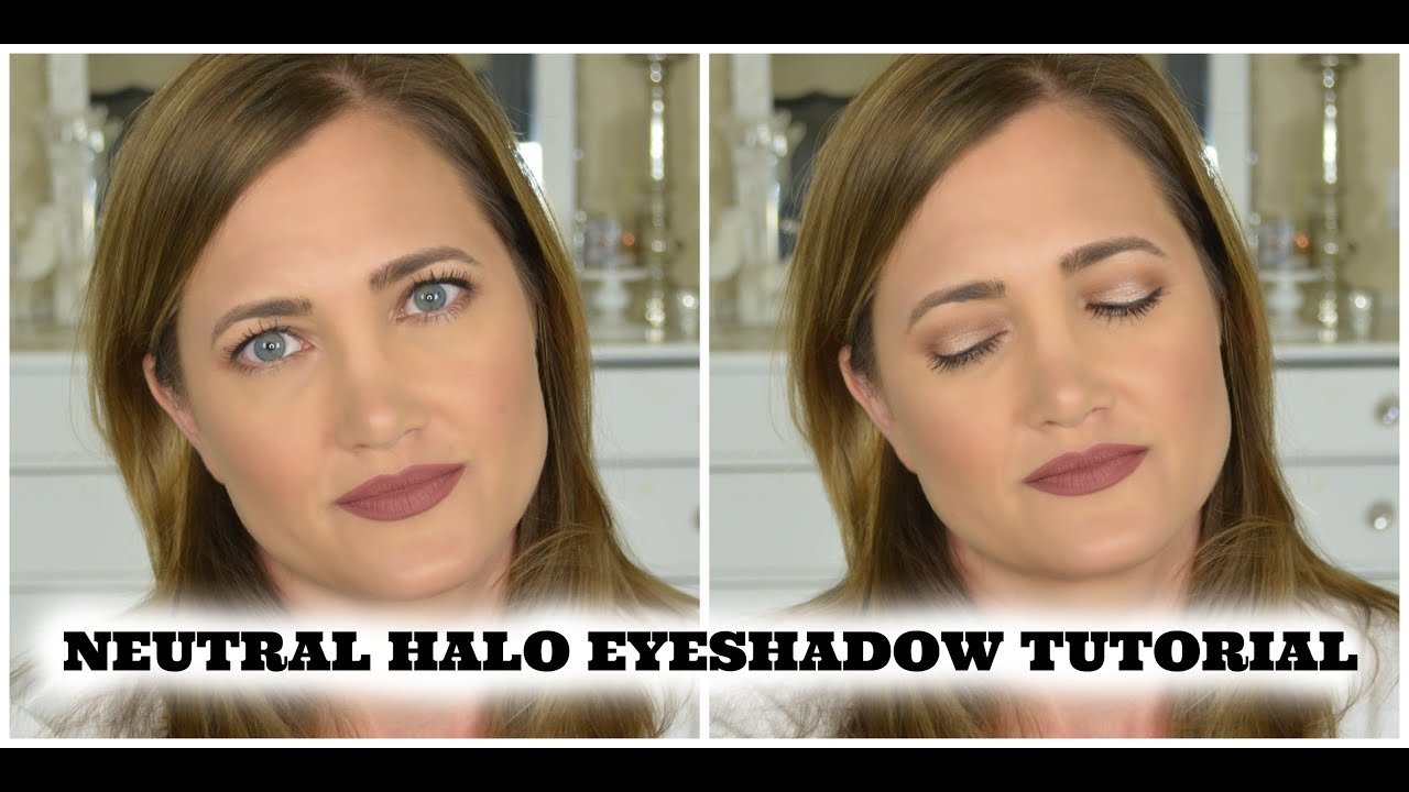 Neutral Halo Eyeshadow Tutorial Blue Eyes Women Over 40 Cate