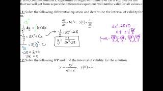 Famous 1-3 NOTES Separable Equations-Differential Equations Wealth