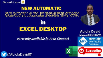 New Automatic Searchable Dropdown in Excel [No More Formula-Based Solution]