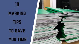 10 MARKING tips to REDUCE your workload | How to have a WORK-LIFE BALANCE | PGCE | NQT | SCITT