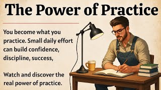 The Power Of Practice | You Become What You Practice | Graded Reader | Speak English Fluently ✅