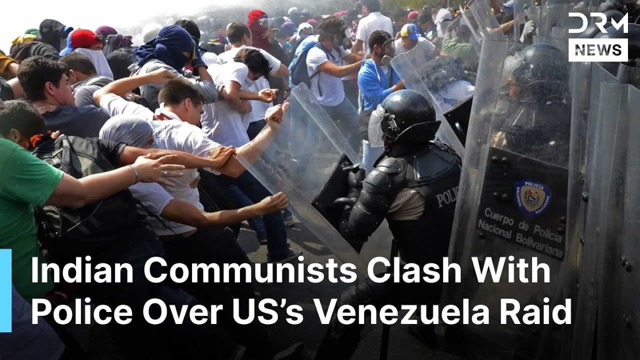 Indian Communists Clash With Police in Chennai Over US Capture of Venezuela’s Maduro | AC1G
