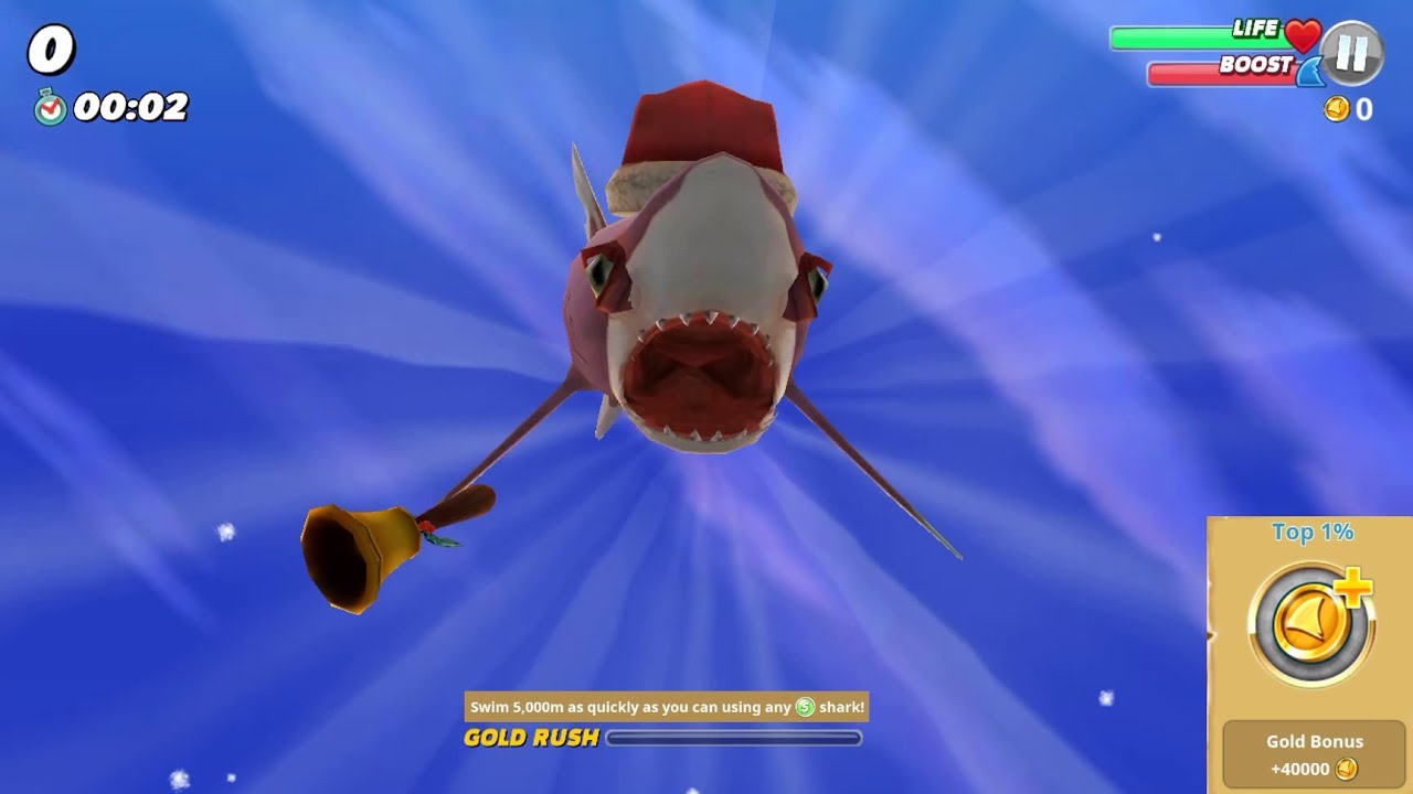 sharknado 5 Swin 5000m as quickly as you can (Small Sharks) - Hungry Shark World