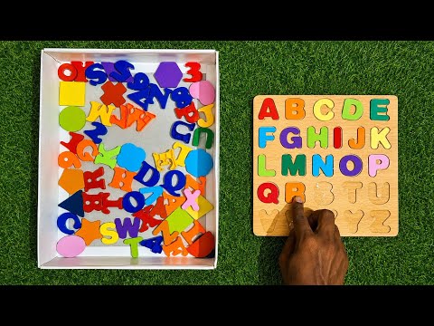 ABCD Puzzle for Kids| Learn A to Z English Alphabet with Colorful Letters | Preschool learn| part 46
