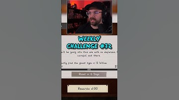 WEEKLY CHALLENGE 32 ✅ | Phasmophobia #shorts