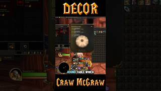 World of Warcraf - Decor - Craw Macgraw #gaming #worldofwarcraft #fyp #warcraft #wowcollection