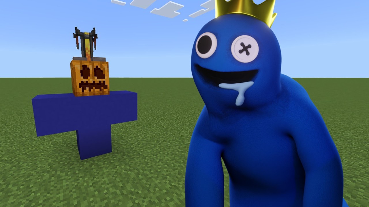 Rainbow Friends Addon in Minecraft PE Bedrock