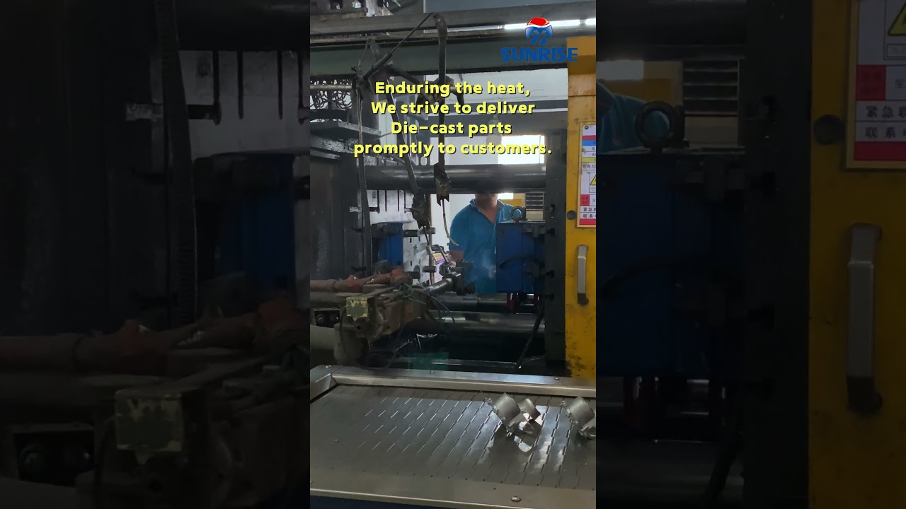Enduring the heat,We strive to deliver die-cast parts promptly to customers.