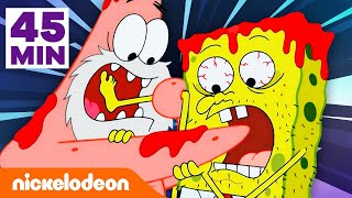 سبونج بوب | أقوى معارك سبونج بوب وبسيط في 45 دقيقة| Nickelodeon Arabia