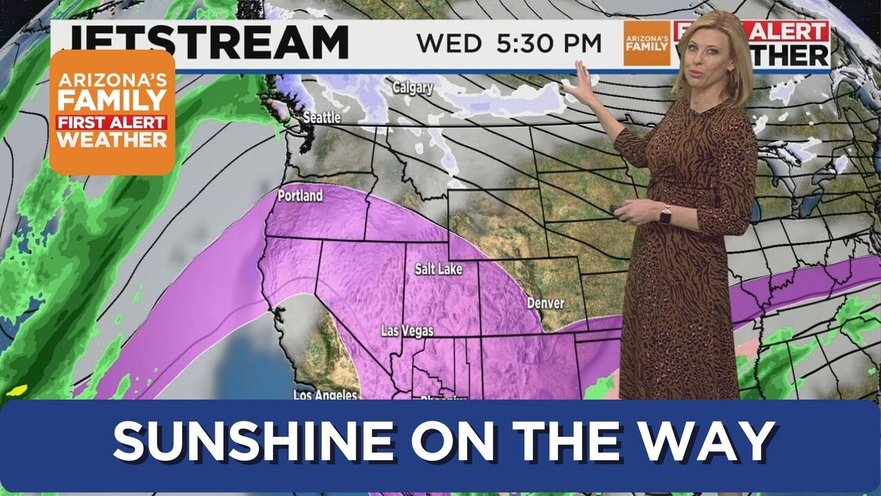 Sunny weather head toward Phoenix this week - YouTube