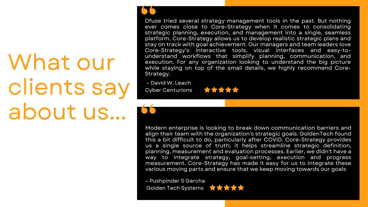 Core-Strategy.us – Strategic Planning & Execution Platform Overview