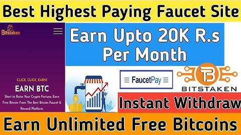 Earn Free Bitcoin from Bitstaken.net|make money online in pakistan ||earn money from internet.