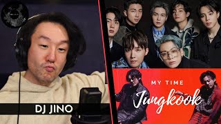 DJ REACTION to KPOP - A GUIDE TO BTS MEMBERS: THE BANGTAN 7 TAYLOR MARI │ BTS JUNGKOOK 'MY TIME'