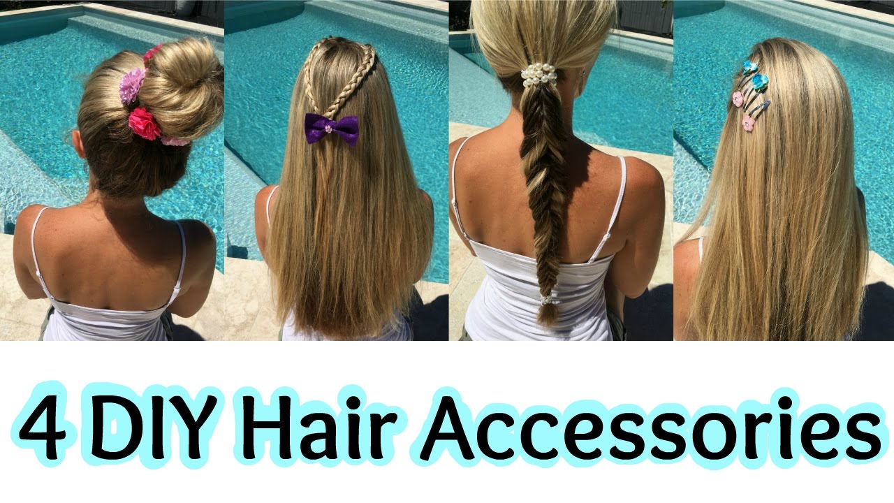 DIY Easy & Affordable Hair Accessories The Good Hair Day YouTube