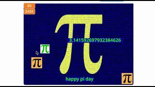 scratch project for pi day #piday