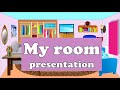 My room. Моя комната. English for kids. Английский для детей.