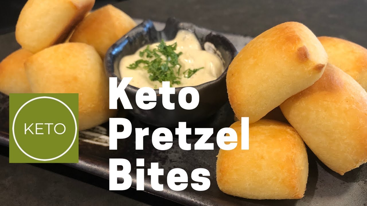 KETO PRETZEL BITES THE BEST KETO PRETZEL BITES ALMOND FLOUR YouTube