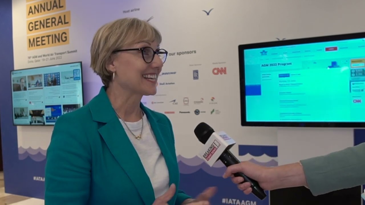 IATA AGM 2022: Suzanne Neufang, ceo, Global Business Travel Association