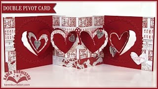 Double Heart Pivot Card